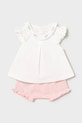 Mayoral Newborn komplet bawełniany niemowlęcy wzorzyste różowy 1288.2F.Newborn.PPY2