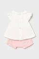 Mayoral Newborn komplet bawełniany niemowlęcy 1288.2F.Newborn.PPY2 różowy SS26