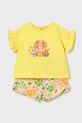 Σετ μωρού Mayoral Newborn στάμπα κίτρινο 1291.2U.Newborn.PPY2