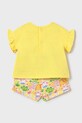 Σετ μωρού Mayoral Newborn 1291.2U.Newborn.PPY2 κίτρινο SS26