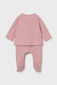 Βρεφικό βαμβακερό σετ Mayoral Newborn 1595.2J.Newborn.PPY2 ροζ SS26