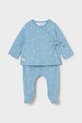Mayoral Newborn set de bumbac pentru bebeluși bumbac albastru 1595.2J.Newborn.PPY2