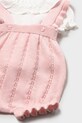 Dziewczynka Mayoral Newborn komplet bawełniany niemowlęcy 1637.2B.Newborn.PPY2 różowy