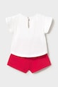 Fete Mayoral Newborn set de bumbac pentru bebeluși 1641.2K.Newborn.PPY2 rosu