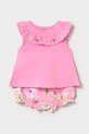 Mayoral Newborn compleu bebe 1642.2P.Newborn.PPY2 roz SS26