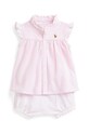 Polo Ralph Lauren komplet bawełniany niemowlęcy wzorzyste różowy 310964096001
