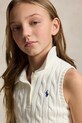 Παιδικό βαμβακερό σετ Polo Ralph Lauren 313A11239002 λευκό
