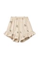 BIMBA Liewood set quotidiano per bambini in cotone Ilford Set with Frills LW20472.PPY2 beige