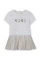 Dječja haljina Michael Kors natpis bijela R30553.86.94