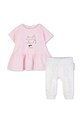 Detská bavlnená súprava Karl Lagerfeld nášivka ružová Z31044.86