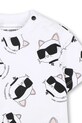 Detská bavlnená súprava Karl Lagerfeld Z31064.67.81 biela