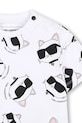 Pamučni komplet za bebe Karl Lagerfeld Z31064.67.81 bijela