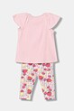Guess komplet dziecięcy 2-pack K6GG01.K6YW4.PPY2.M różowy SS26