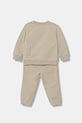 Komplet trenirke za bebe Calvin Klein Jeans bež IN0IN00336.PPY2