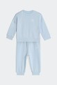 adidas Originals komplet dresowy niemowlęcy z bawełną dzianina niebieski KR2456