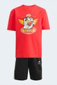 adidas komplet dziecięcy DISNEY JZ7672 czerwony SS26