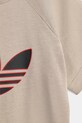 adidas Originals komplet bawełniany dziecięcy beżowy KD1039