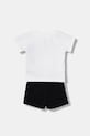 adidas Originals compleu pentru copii, cu bumbac KH2884 alb SS26