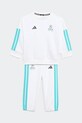 Komplet trenirka za bebe s pamukom adidas Performance MERCEDES natpis bijela KE5934