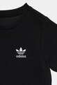 adidas Originals komplet bawełniany dziecięcy czarny KC8040