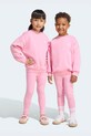 adidas Originals komplet dziecięcy z elastanem różowy KF7514