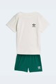 Παιδικό σετ adidas Originals πλεκτό ύφασμα πράσινο KE4986