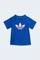 adidas Originals detská súprava s bavlnou KD1033 tmavomodrá SS26