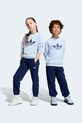 adidas Originals спортивный костюм для детей с хлопком голубой KD5770