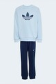 adidas Originals спортивный костюм для детей с хлопком KD5770 голубой SS26