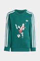 Chłopiec adidas Originals dres dziecięcy KC8430 zielony