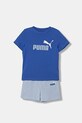 Detská bavlnená súprava Puma ESS 2-pak bavlna modrá 686285