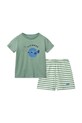 Liewood set quotidiano per bambini in cotone con elastan Ilford Placement Set verde LW20729.PPY2