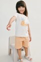Liewood set quotidiano per bambini in cotone con elastan Ilford Placement Set giallo LW20729.PPY2