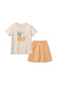 Liewood set quotidiano per bambini in cotone con elastan Ilford Placement Set LW20729.PPY2 giallo SS26