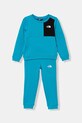 The North Face komplet dresowy dziecięcy KID TNF PERFORMANCE FLEECE SET niebieski NF0A8CV0D7R1