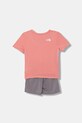 The North Face komplet dziecięcy KID 24/7 SET NF0A8FYSMAO1 różowy SS26