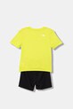 The North Face komplet dziecięcy KID 24/7 SET NF0A8FYSWIT1 zielony SS26