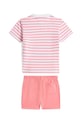 Tommy Hilfiger komplet codzienny dziecięcy bawełniany KN0KN02379.PPY2 różowy SS26