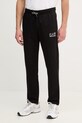 EA7 Emporio Armani dres bawełniany czarny AF13512.7M001319