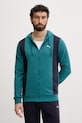 Puma komplet dresowy męski bawełniany Hooded Sweat suit 691769 turkusowy SS26