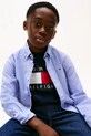 Tommy Hilfiger koszula dziecięca KB0KB10192.128.176.PPY2 niebieski