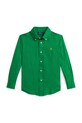 Polo Ralph Lauren koszula lniana dziecięca casual zielony 322967600501