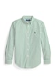 Παιδικό βαμβακερό πουκάμισο Polo Ralph Lauren casual πράσινο 323979319501
