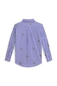 Polo Ralph Lauren koszula bawełniana dziecięca 322A96287001 niebieski SS26
