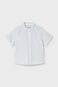 Detská košeľa s prímesou ľanu Mayoral s prímesou ľanu biela 1111.3A.Baby.PPY2