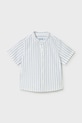 Detská košeľa s prímesou ľanu Mayoral s prímesou ľanu biela 1111.3A.Baby.PPY2