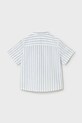Detská košeľa s prímesou ľanu Mayoral 1111.3A.Baby.PPY2 biela SS26