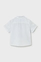 Detská košeľa s prímesou ľanu Mayoral 1111.3A.Baby.PPY2 biela SS26