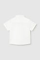 Mayoral koszula z dodatkiem lnu dziecięca 1112.3B.Baby.PPY2 biały SS26