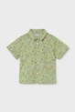 Παιδικό βαμβακερό πουκάμισο Mayoral εμπριμέ πράσινο 1114.3F.Baby.PPY2